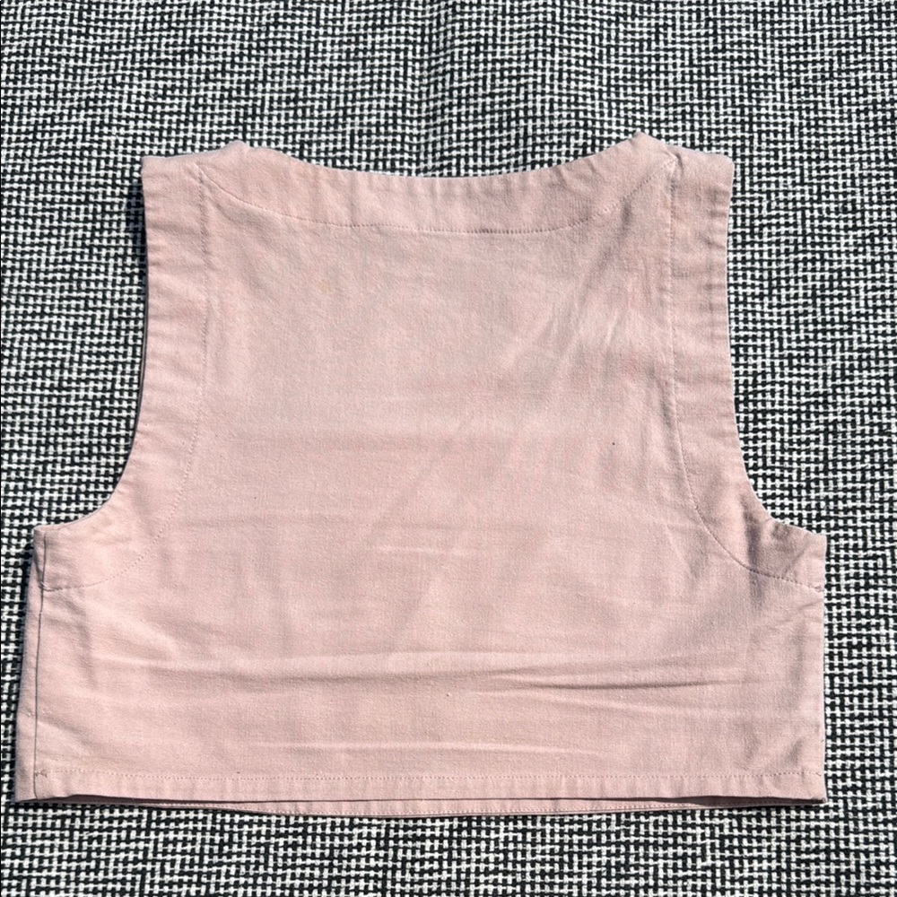 Pink Square Crop Top - Picture 4 of 4